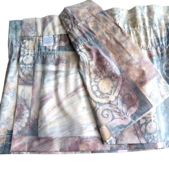 Vintage Croscill Classics Catania Blouson Valance 15" x 94" Modern Country - Picture 8 of 12